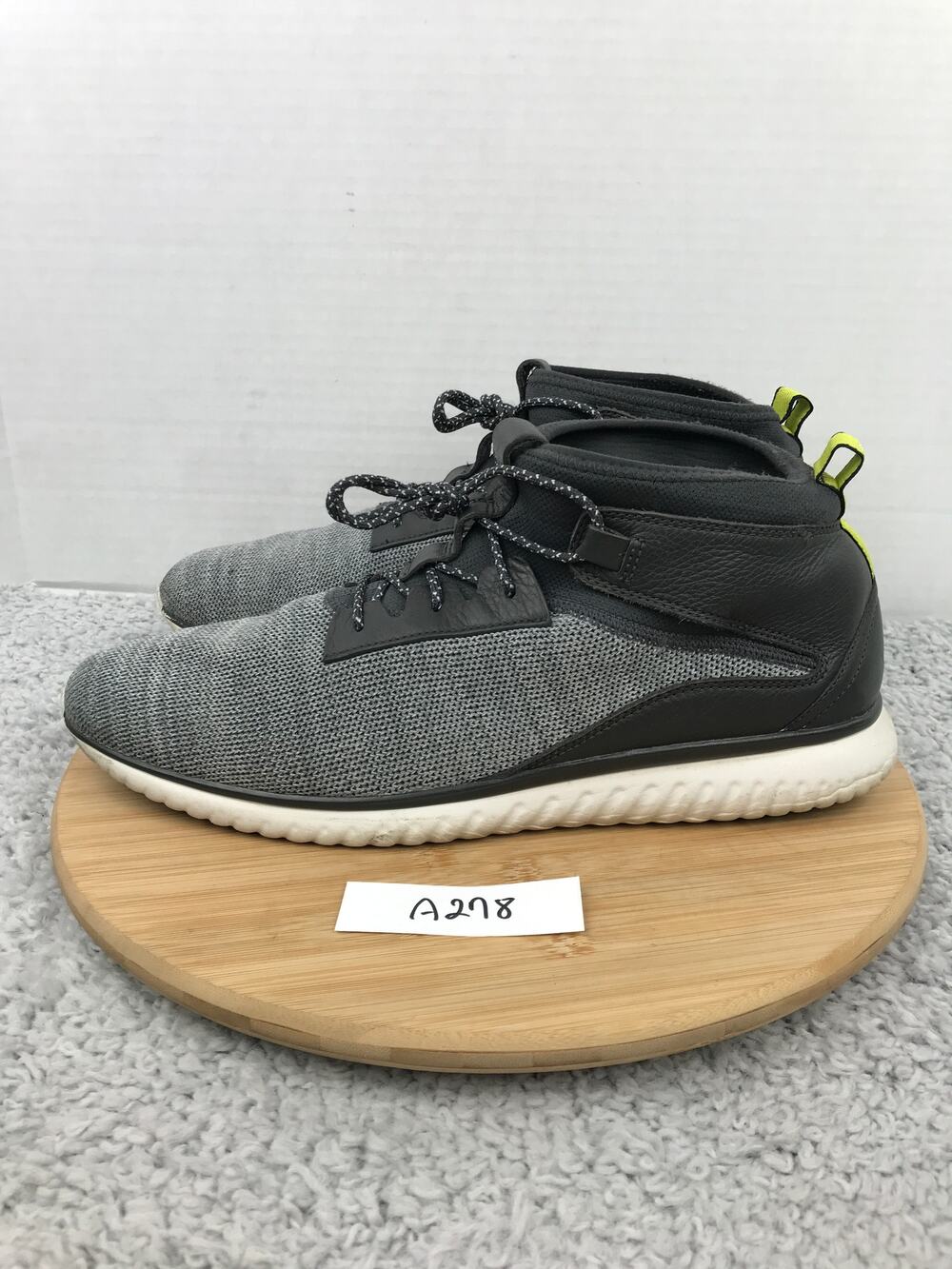 Cole Haan Mens 13M Grand Motion Mid Gray Stitchlite Casual Lifestyle Sneakers